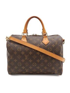 Louis Vuitton Monogram Speedy Bandouliere 30 Mini Boston Bag 2-Way